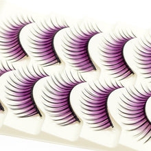 Load image into Gallery viewer, 5 Pair Colored False Lashes