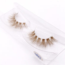 Load image into Gallery viewer, New 9D green mink color lashes wholesale natural long fluffy individual dramatic colorful false eyelashes Makeup Extension Tools