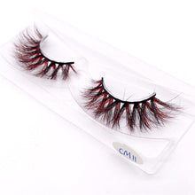 Load image into Gallery viewer, New 9D green mink color lashes wholesale natural long fluffy individual dramatic colorful false eyelashes Makeup Extension Tools