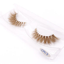 Load image into Gallery viewer, New 9D green mink color lashes wholesale natural long fluffy individual dramatic colorful false eyelashes Makeup Extension Tools