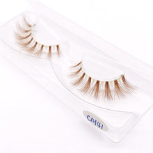 Load image into Gallery viewer, New 9D green mink color lashes wholesale natural long fluffy individual dramatic colorful false eyelashes Makeup Extension Tools