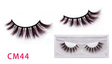 Load image into Gallery viewer, New 9D green mink color lashes wholesale natural long fluffy individual dramatic colorful false eyelashes Makeup Extension Tools
