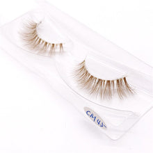 Load image into Gallery viewer, New 9D green mink color lashes wholesale natural long fluffy individual dramatic colorful false eyelashes Makeup Extension Tools