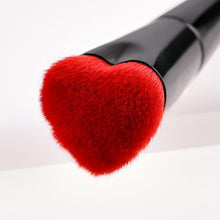 Load image into Gallery viewer, Red Heart-shaped Makeup Brush Nylon Fiber Foundation Blush Brush Cosmetic Brush