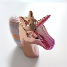 Load image into Gallery viewer, gold rainbow unicorn makeup brush