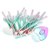 Load image into Gallery viewer, Cactus Make Up Brush 10 pc Set